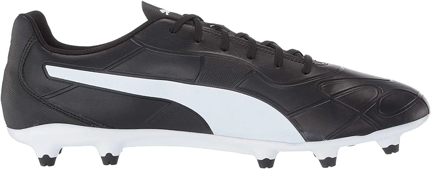 Мужские кроссовки PUMA Monarch Firm Ground, 2-Black White — фото 2