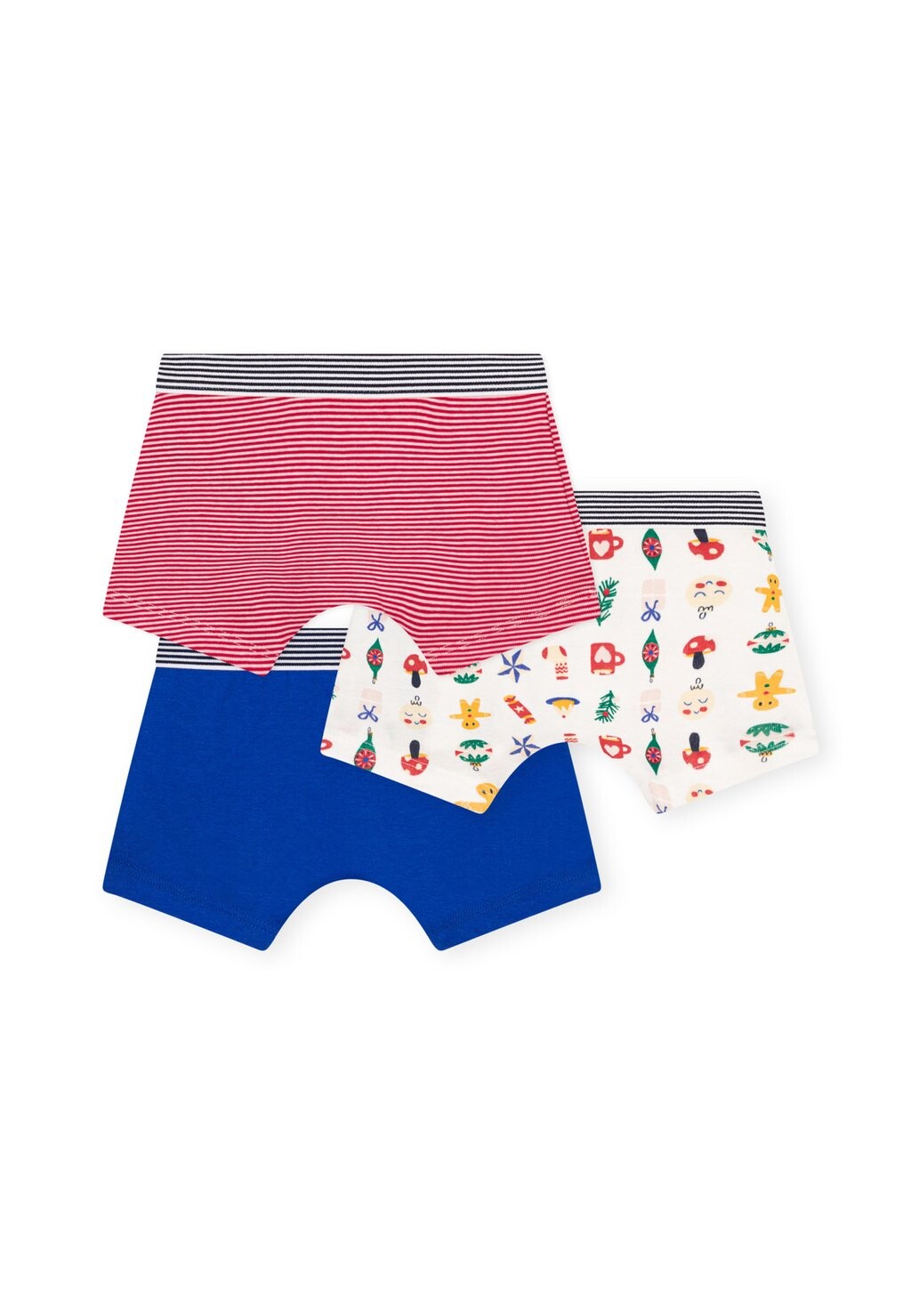 

Трусы LOT DE 3 NOËL Petit Bateau, синий/белый/розовый