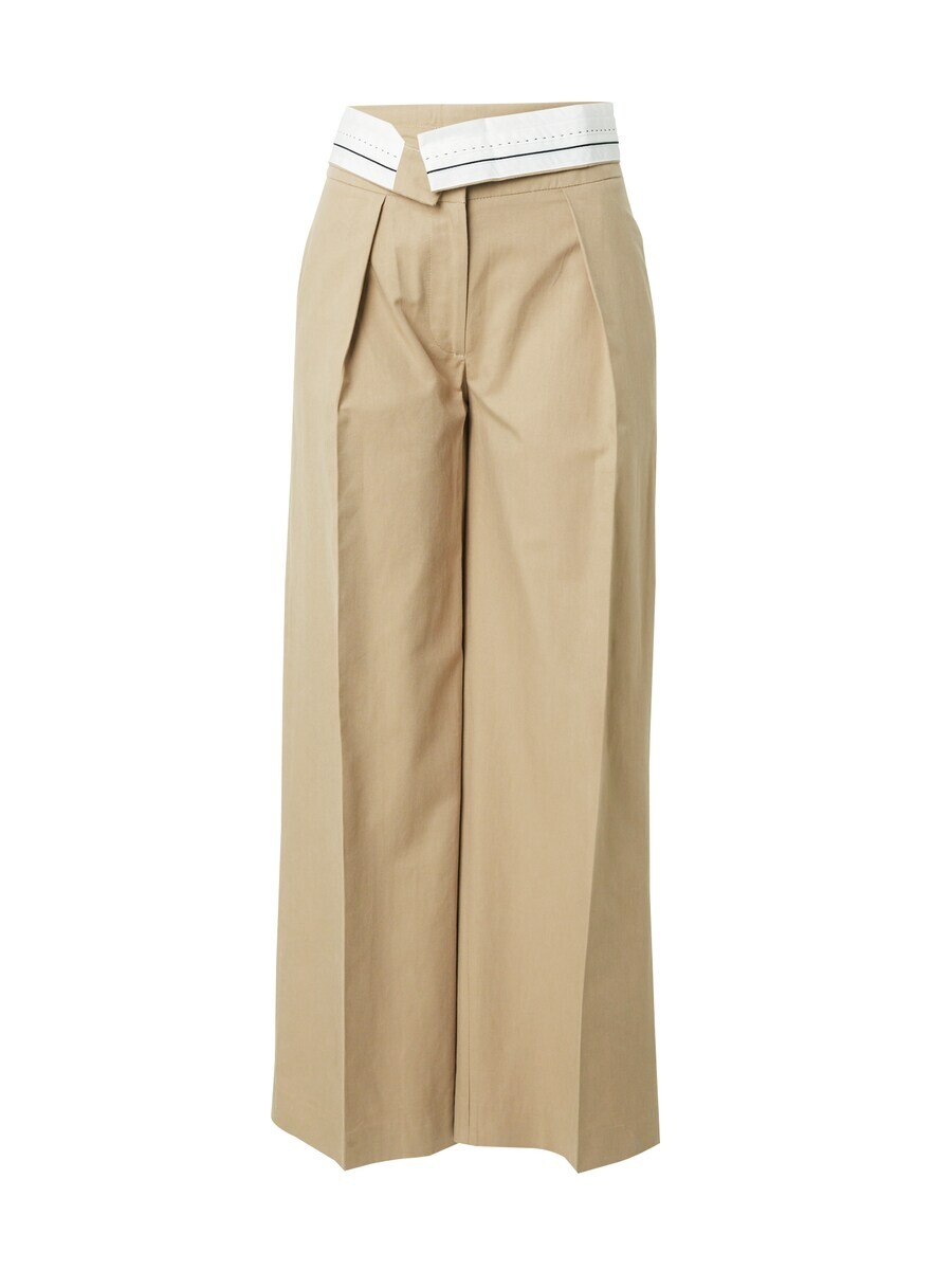 

Плиссированные брюки Topshop, кэмел