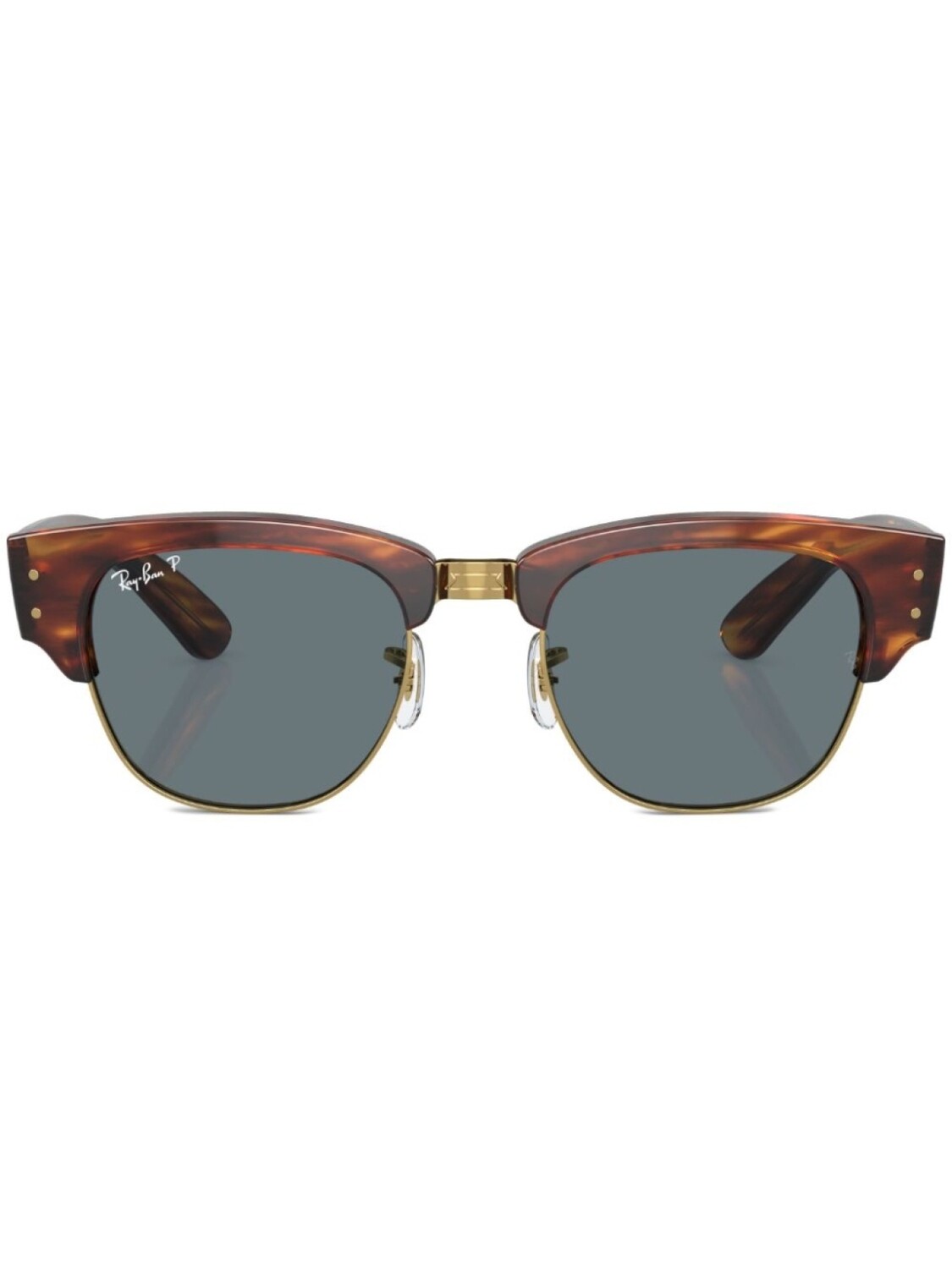 

Солнцезащитные очки Mega Clubmaster черепаховой расцветки Ray-Ban, коричневый