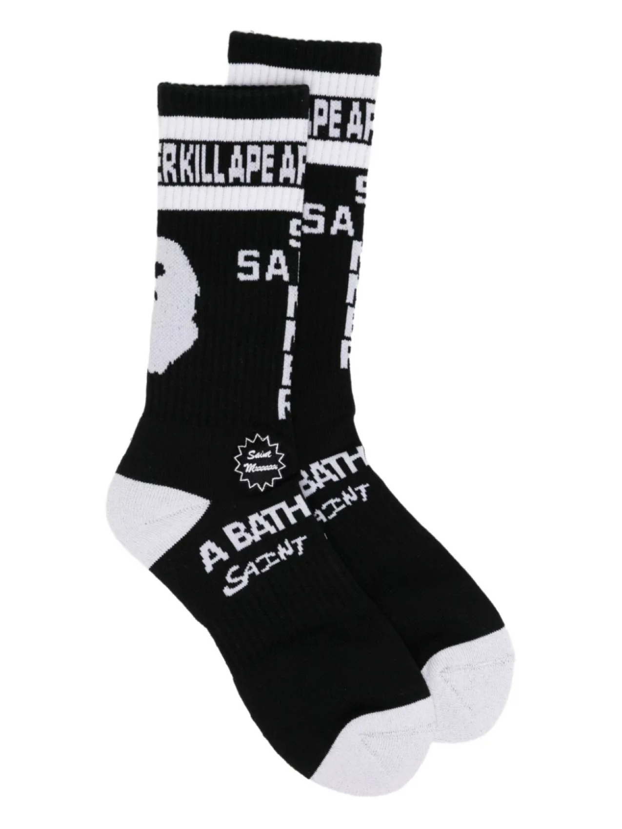

Носки SM X BAPE SAINT MXXXXXX, черный