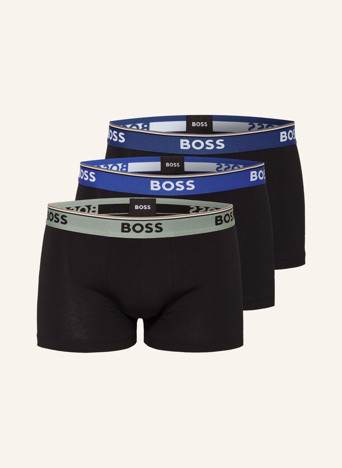 

Набор из 3 боксеров Power. Boss, черный