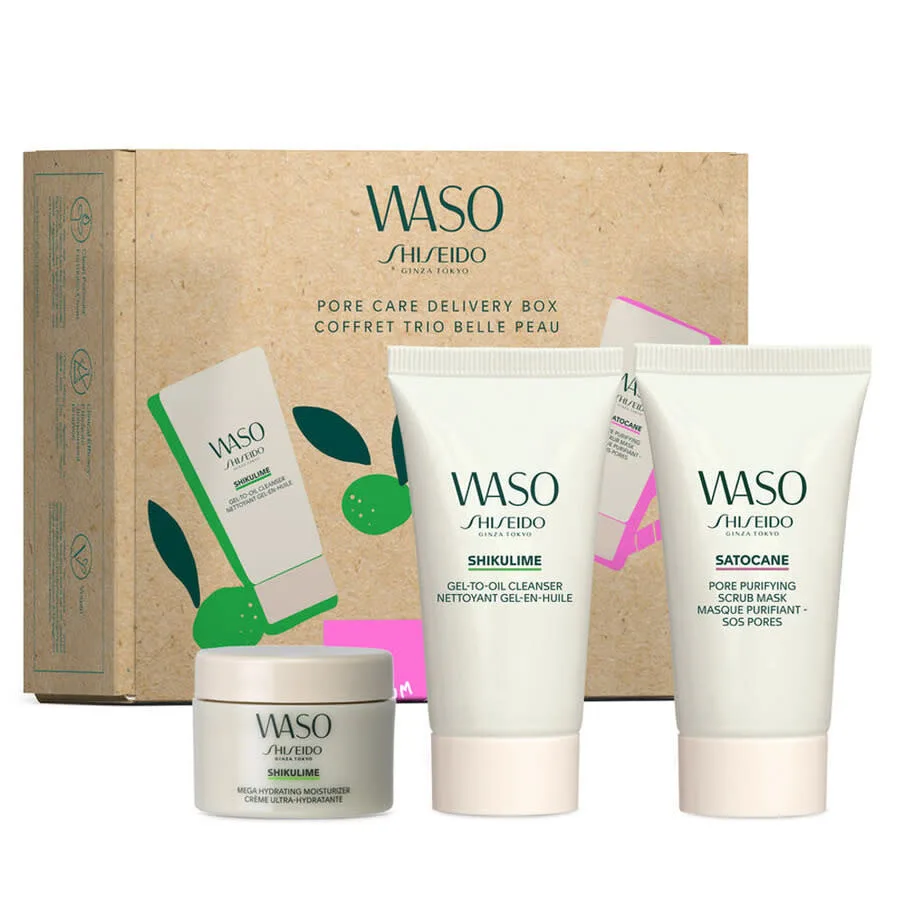 Набор для ухода за порами Shiseido Ladies Waso Подарочный набор Уход за кожей 3423222039868