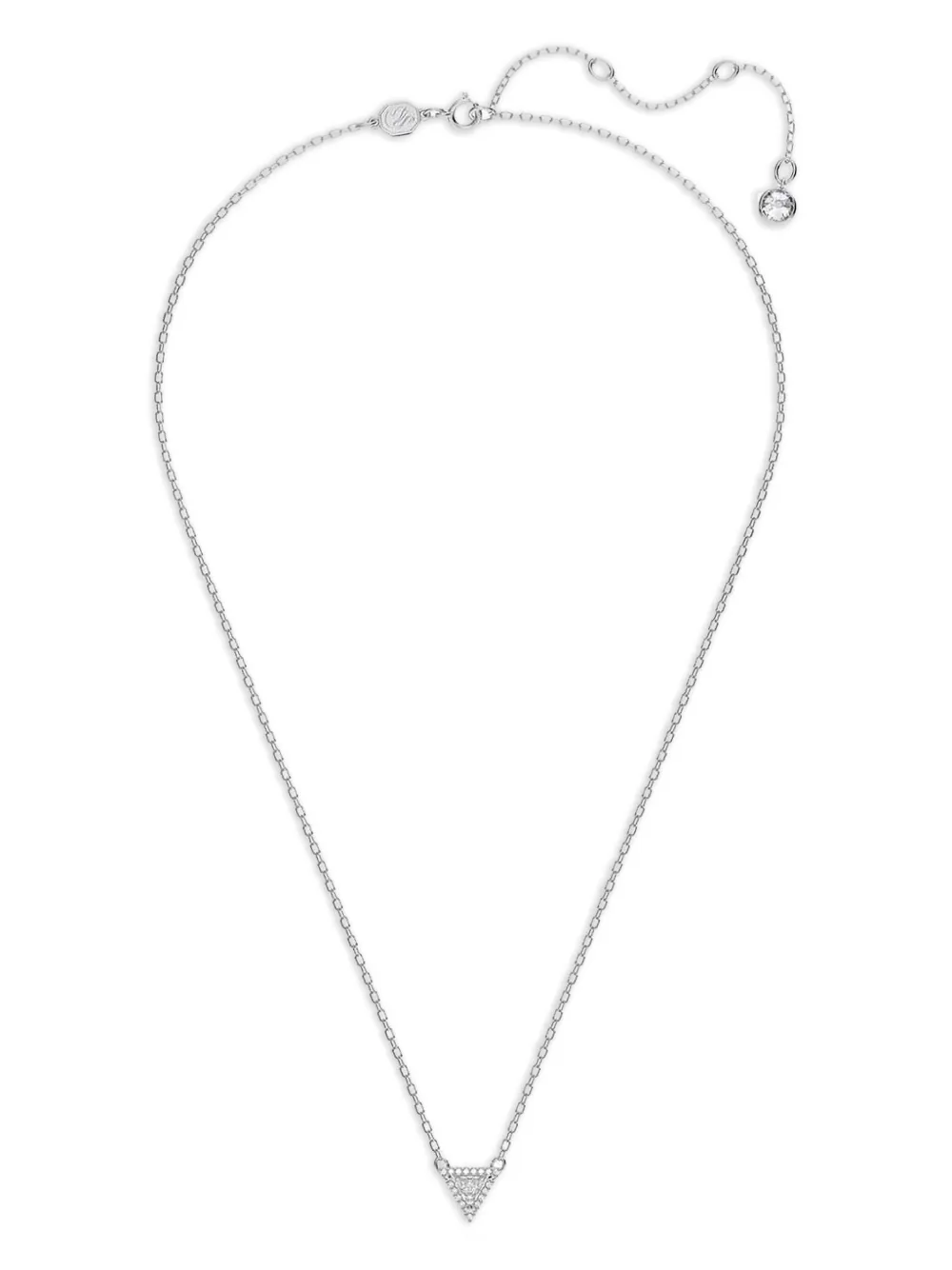 

Колье с подвеской Swarovski, серебряный