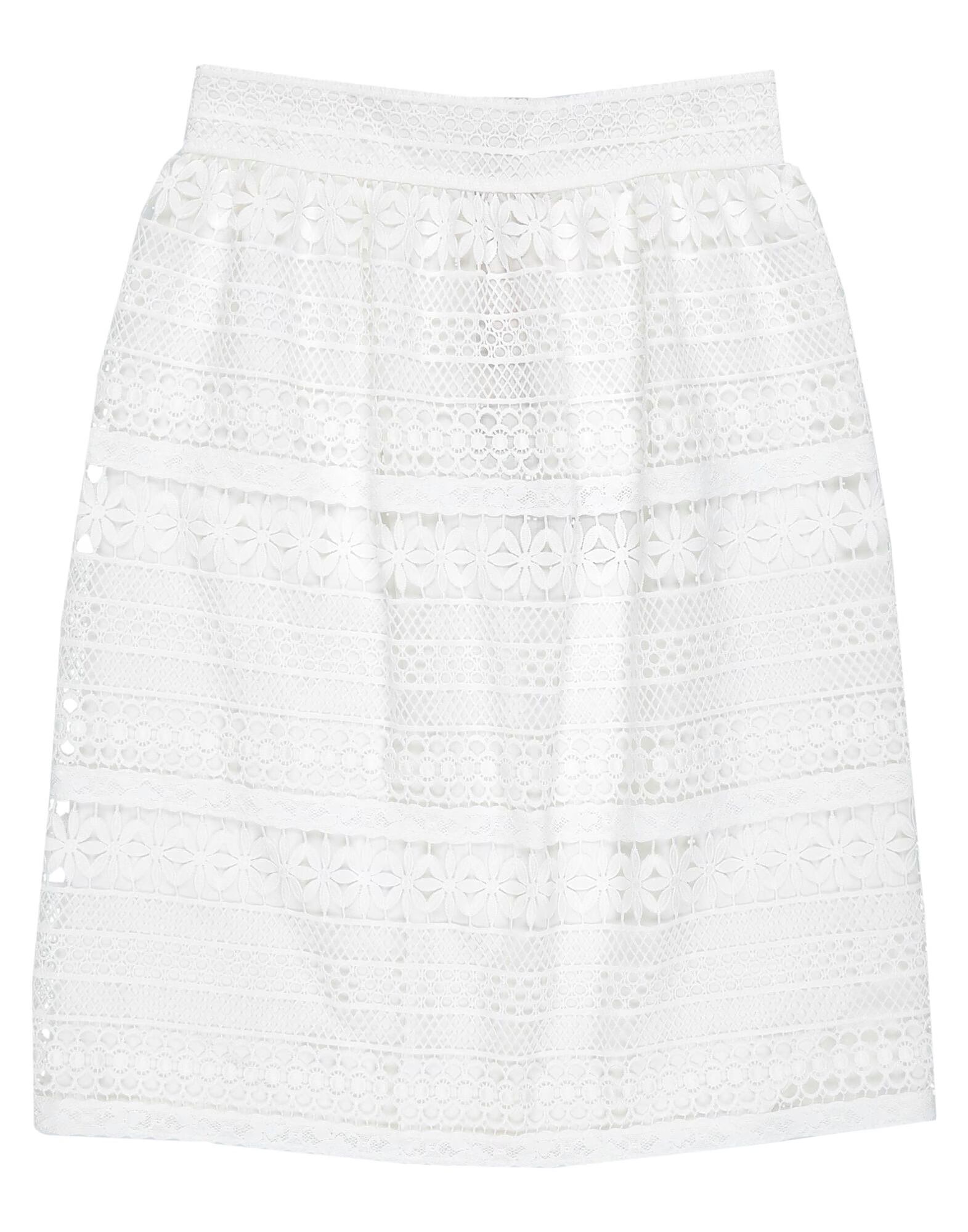 

Юбка миди Burberry, белый