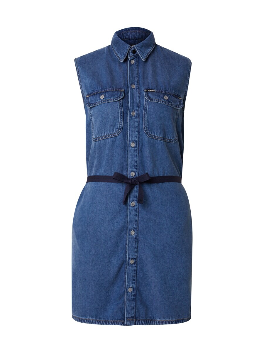 

Платье рубашка G-STAR Shirt Dress, цвет navy/blue denim