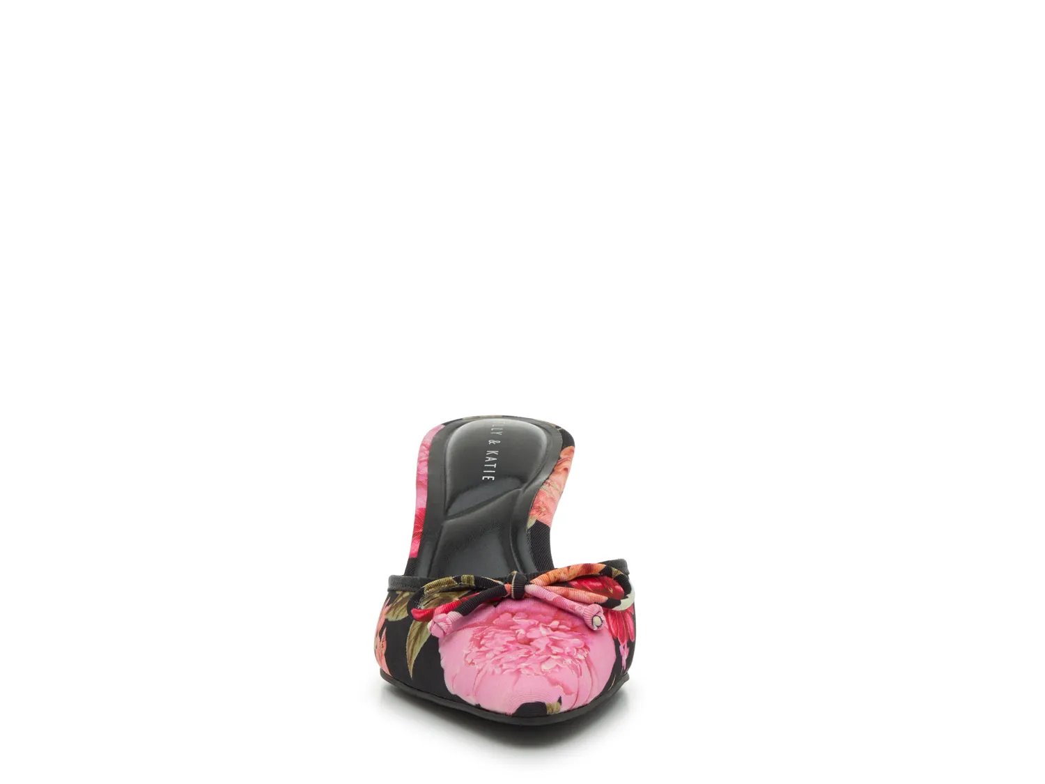 Туфли Kelly & Katie Sashia Pump, Black/Pink/Multicolor Floral Print — фото 2