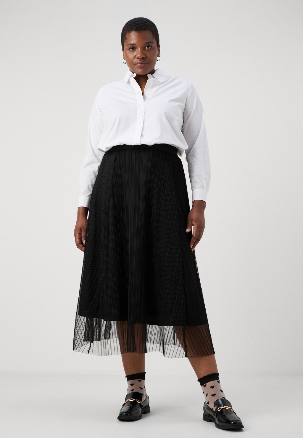

Юбка-трапеция CARLAVINE ELASTIC SKIRT ONLY Carmakoma, черный