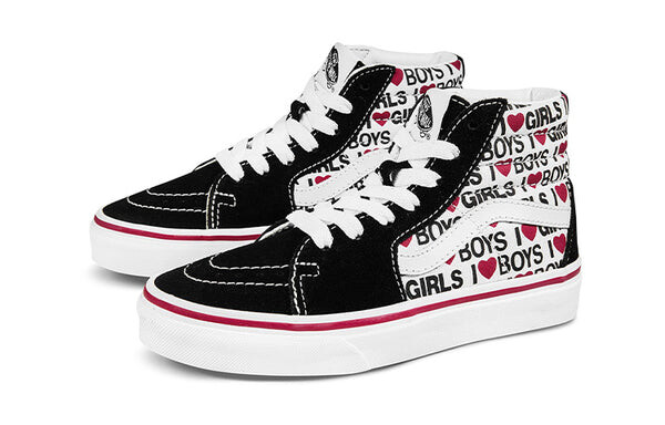 Кроссовки sk8-hi 'i heart' Vans, черный — фото 2