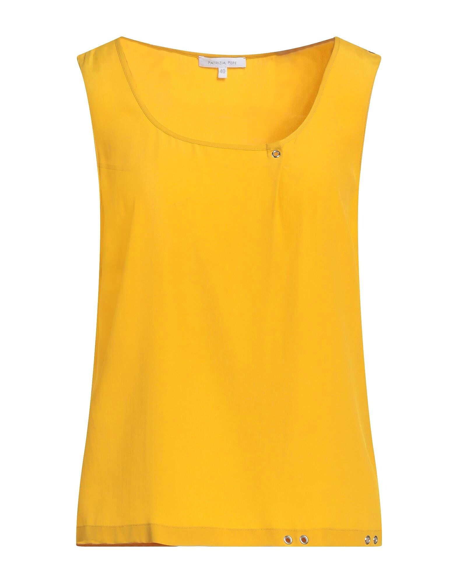 

Топ Patrizia Pepe, желто-оранжевый