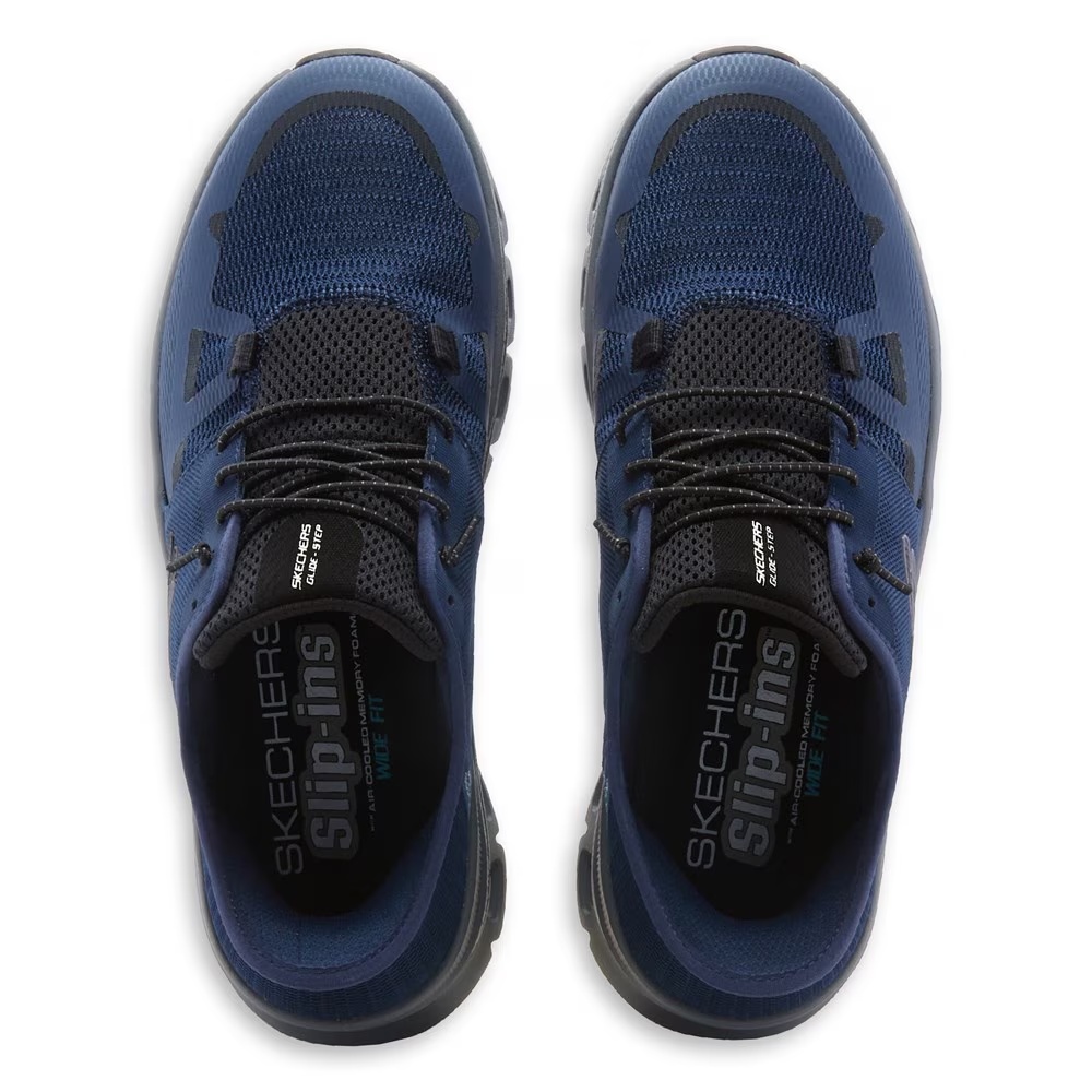 Кроссовки Slip-Ins glide-step pro от Skechers, navy/grey wide — фото 4
