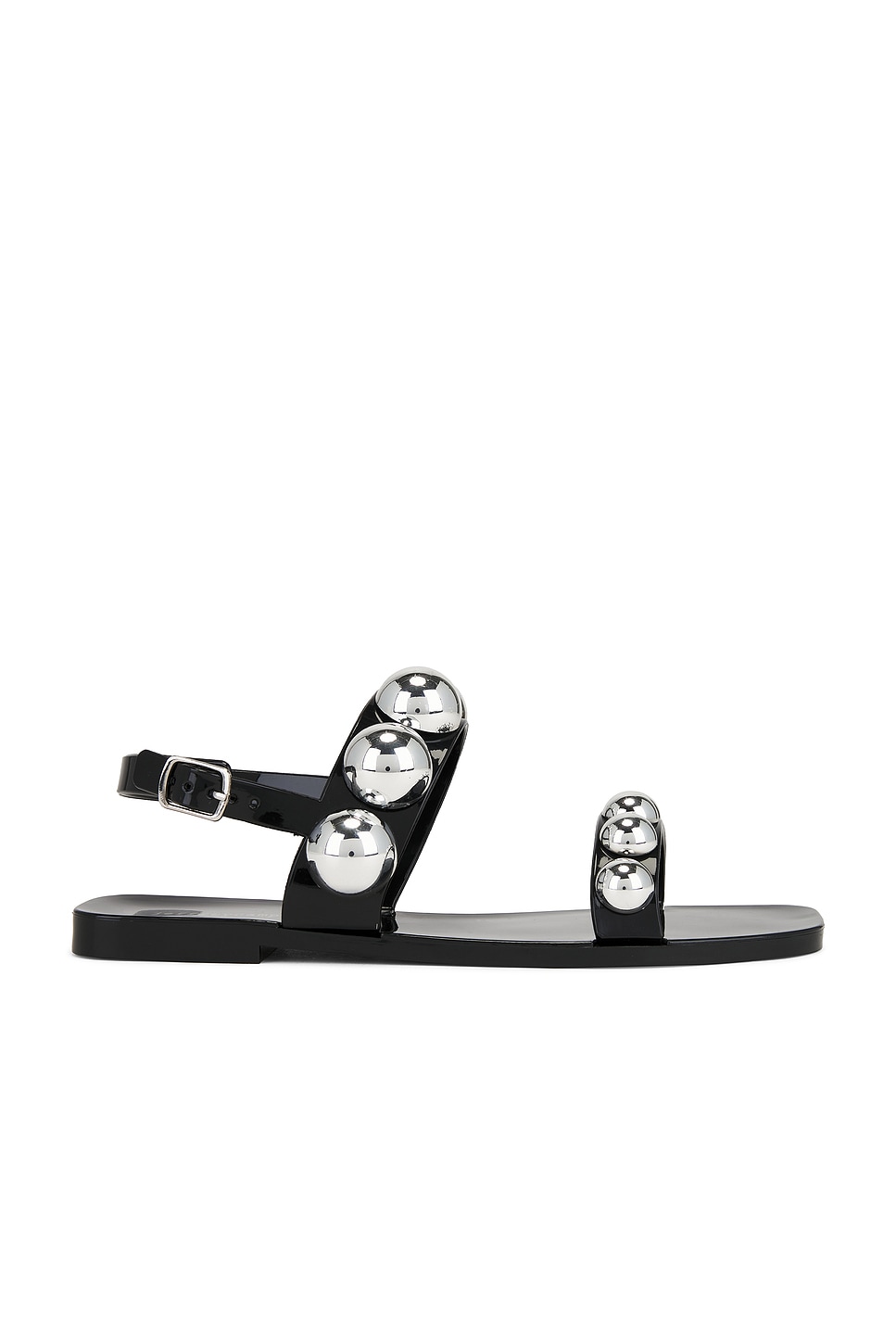 Сандалии "Gum drop" от Jeffrey Campbell, black silver