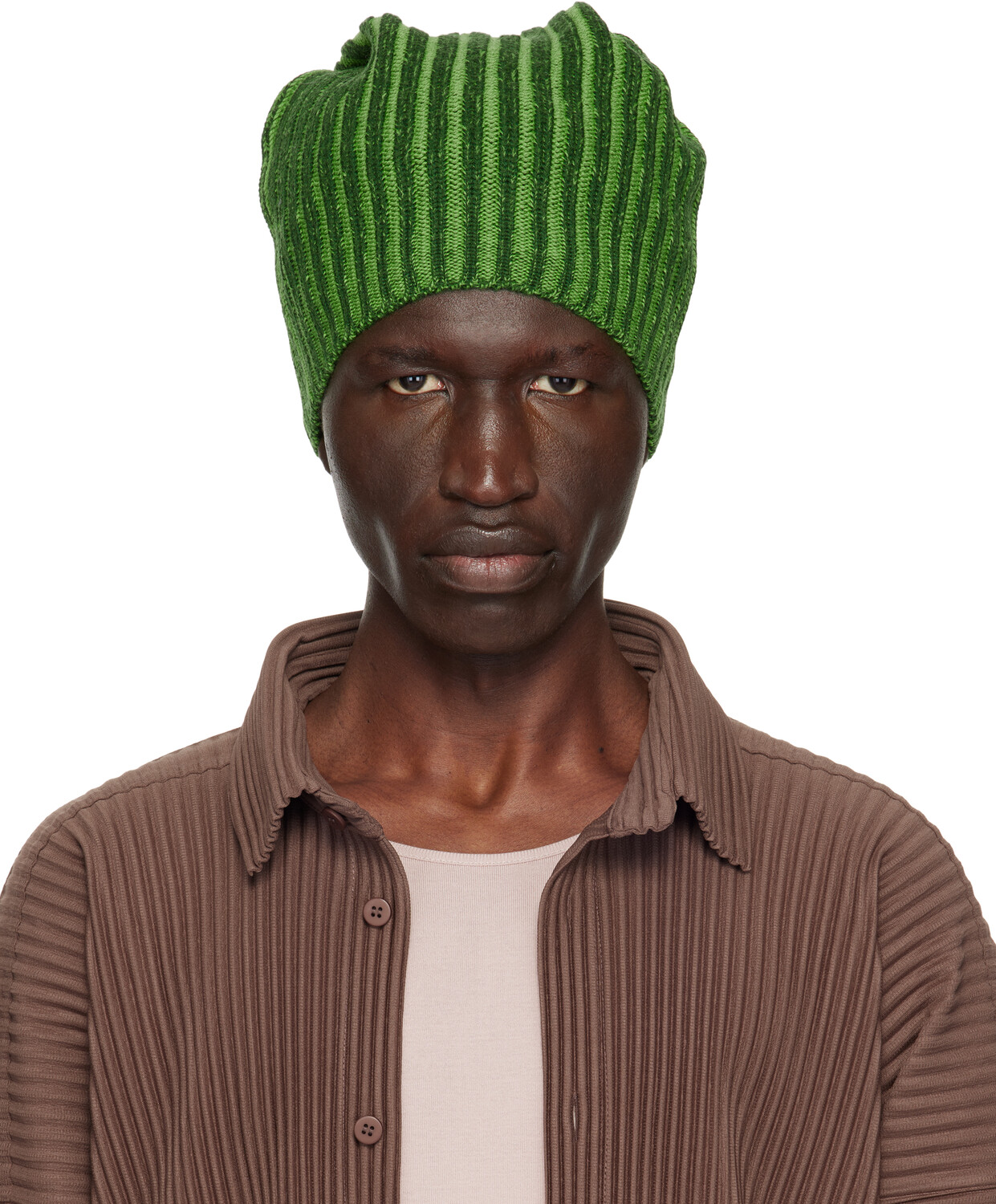 

Шапка для рисования RB_Drawing от Ronan Bouroullec Edition HOMME PLISSe ISSEY MIYAKE, Green