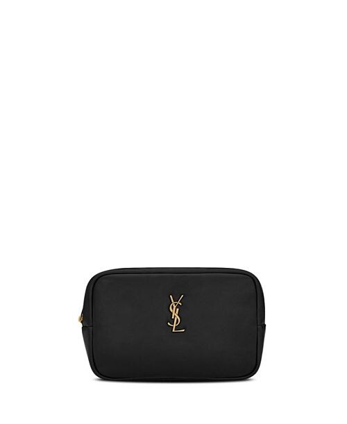 

Косметичка Cassandre из кожи ягненка Saint Laurent, цвет Black