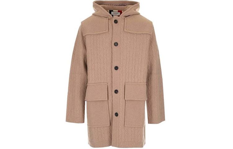 

THOM BROWNE Парка мужская светло-коричневая, Light Umber