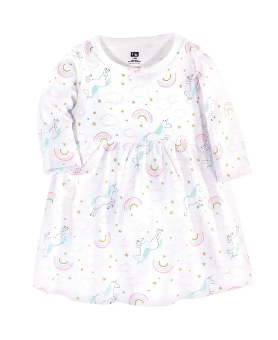 Комплект из двух платьев с длинными рукавами Hudson Baby, Glitter Unicorn — фото 3