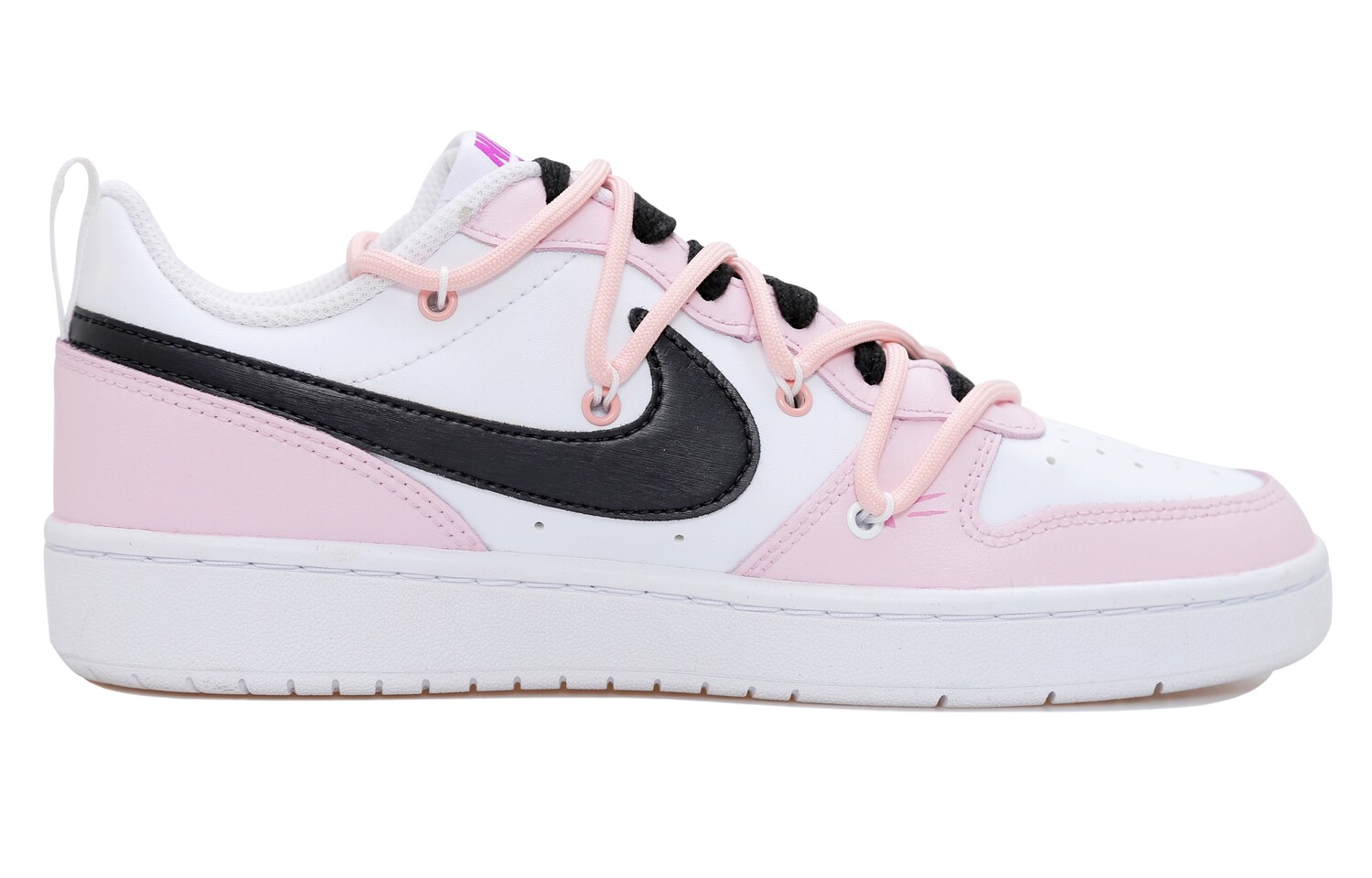 

Кроссовки Nike Court Borough Skateboarding Shoes Women's Low-top White/purple/black, белый