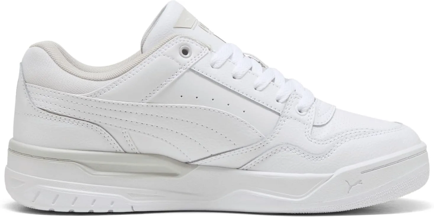 Мужские кроссовки PUMA Rebound Retro с шнуровкой, повседневные - черные, белый/серый — фото 4
