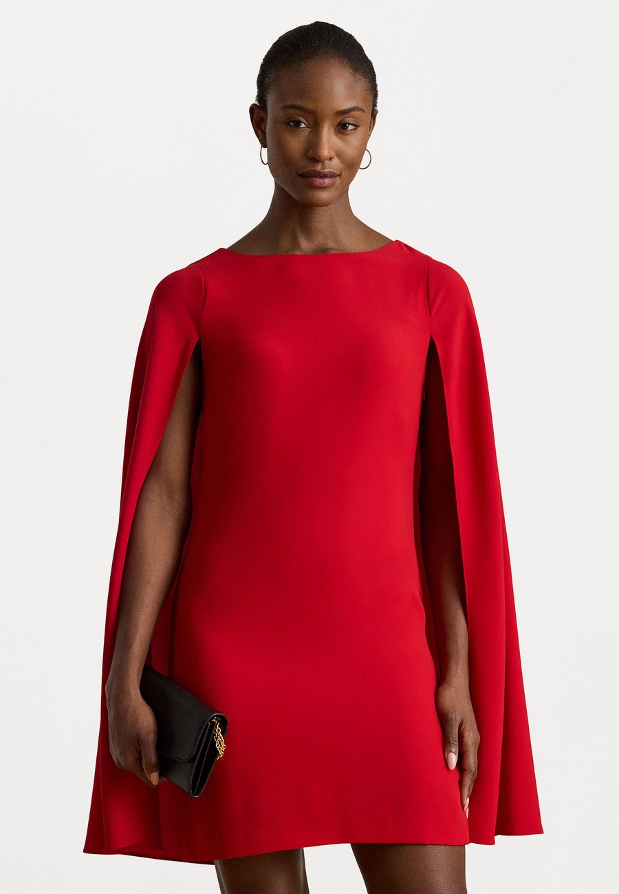 

Платье Lauren Ralph Lauren Petite CAPE GEORGETTE COCKTAIL DRESS, Ralph Red/Red