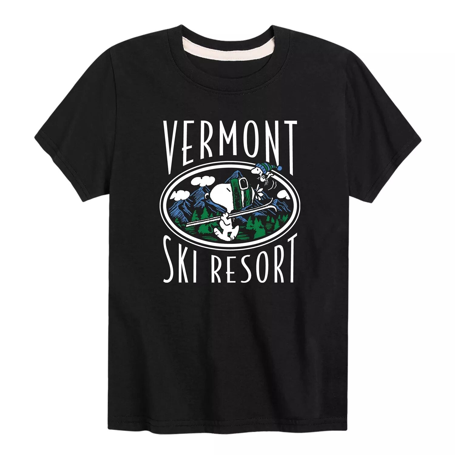 

Футболка Peanuts Vermont Ski Resort для мальчиков 8–20 лет Licensed Character