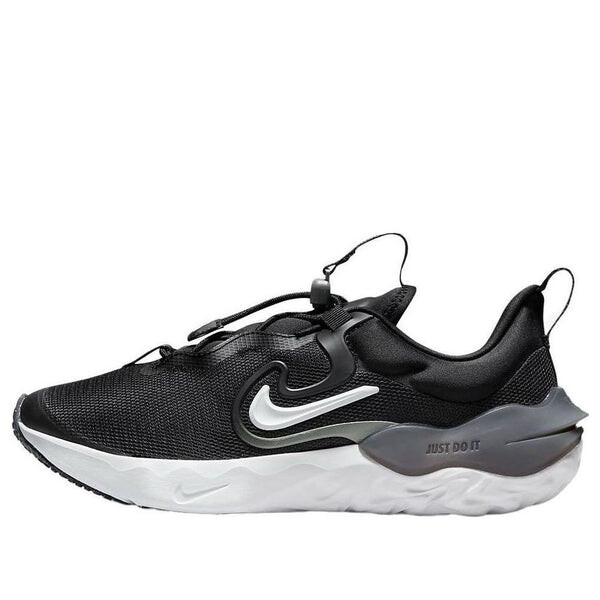 

Кроссовки (GS) Nike Run Flow Running Shoes 'Black Iron Grey White', черный