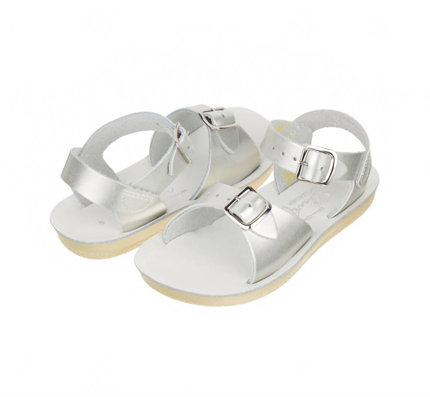Детские сандалии Surfer в серебристом цвете Salt Water Sandals — фото 3
