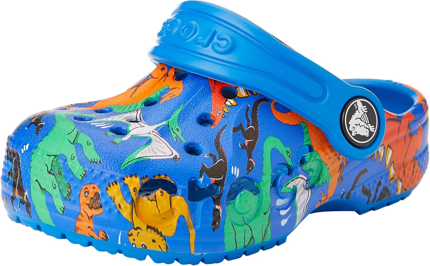 

Детские сабо Crocs Baya, Printed Bright Cobalt