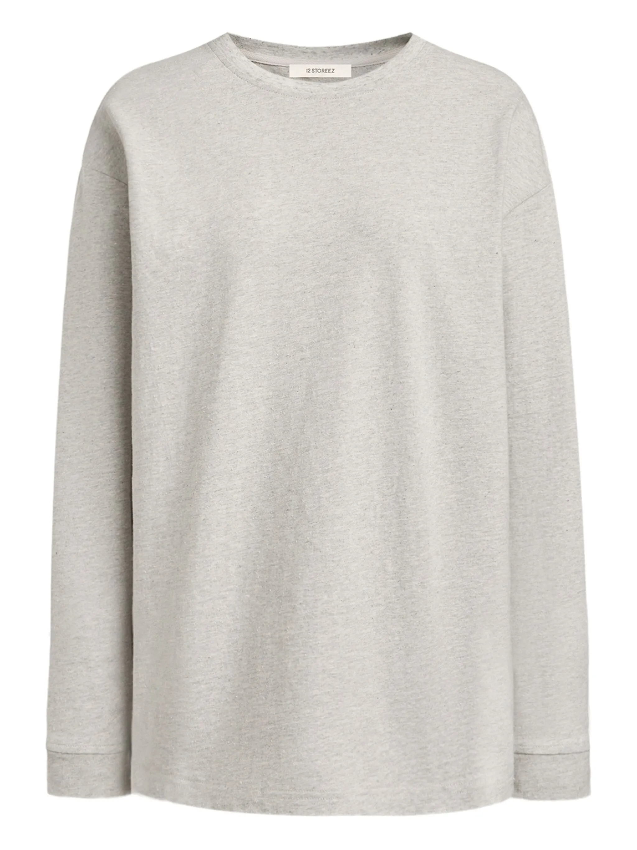 

Фактурная футболка с длинными рукавами 12 Storeez, серый