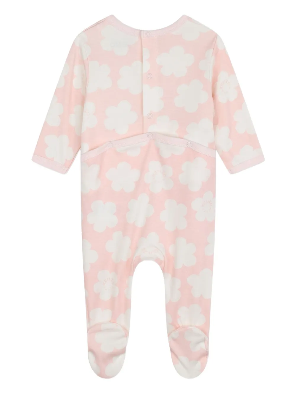 Пижама с цветочным принтом Kenzo Kids, розовый — фото 2