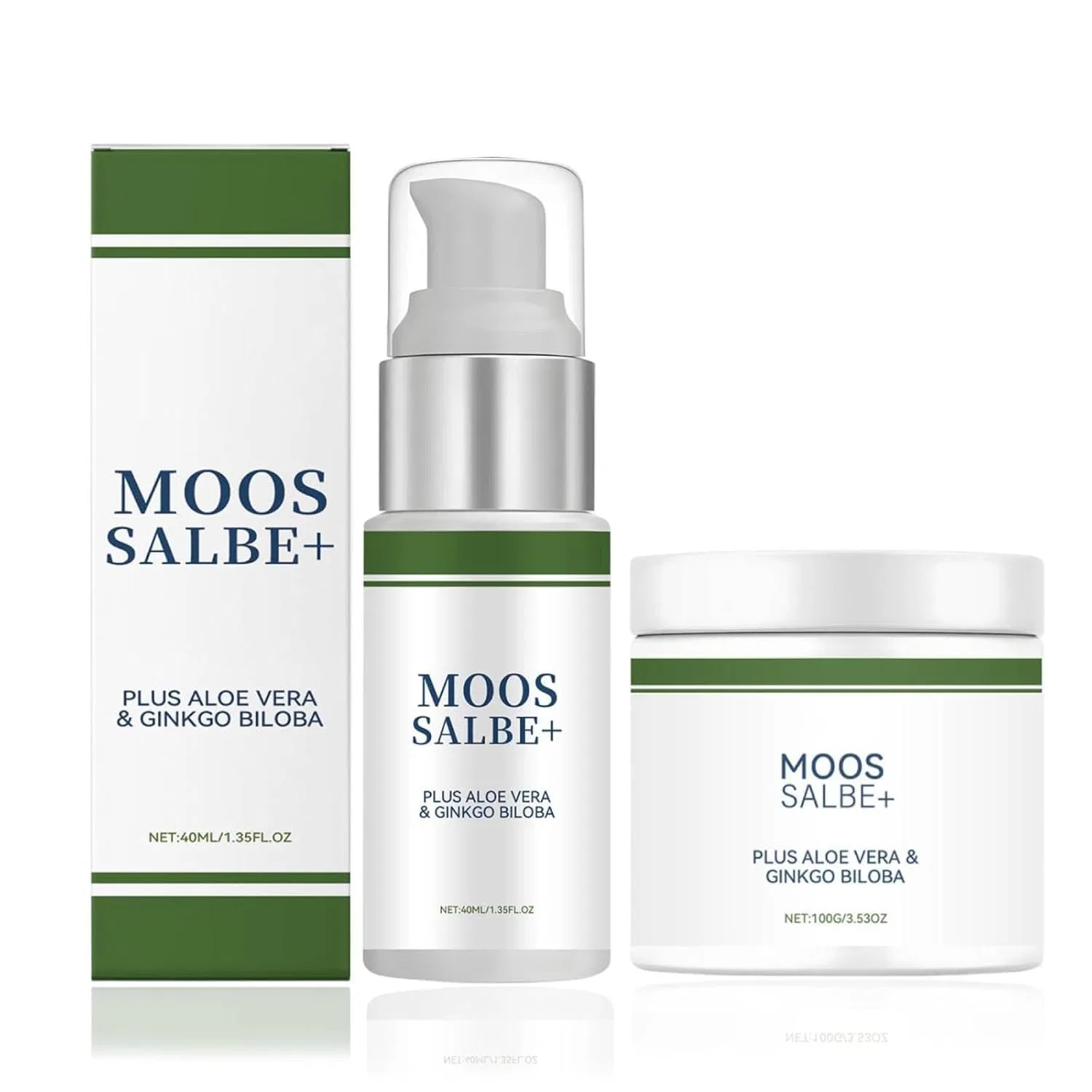 Крем от морщин Moss Ointment Plus с экстрактом мха и алоэ вера Generisch, A + B