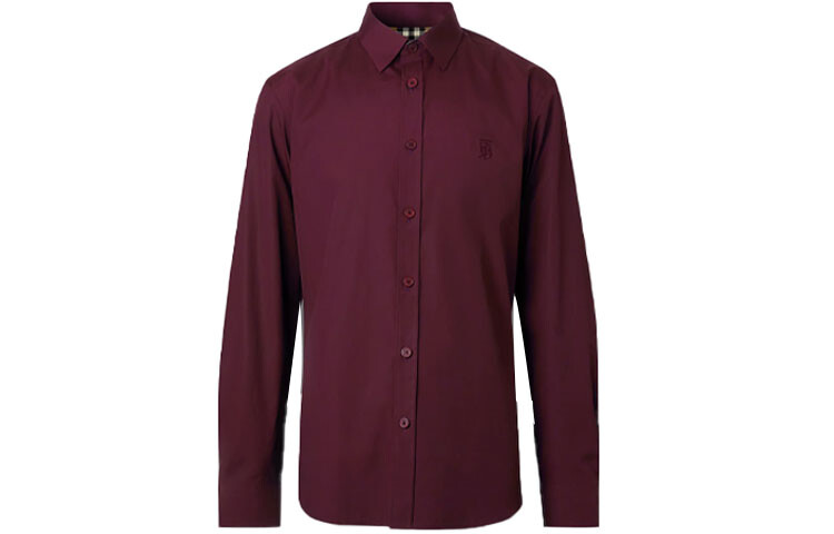 

Мужская рубашка Burberry, цвет Burgundy