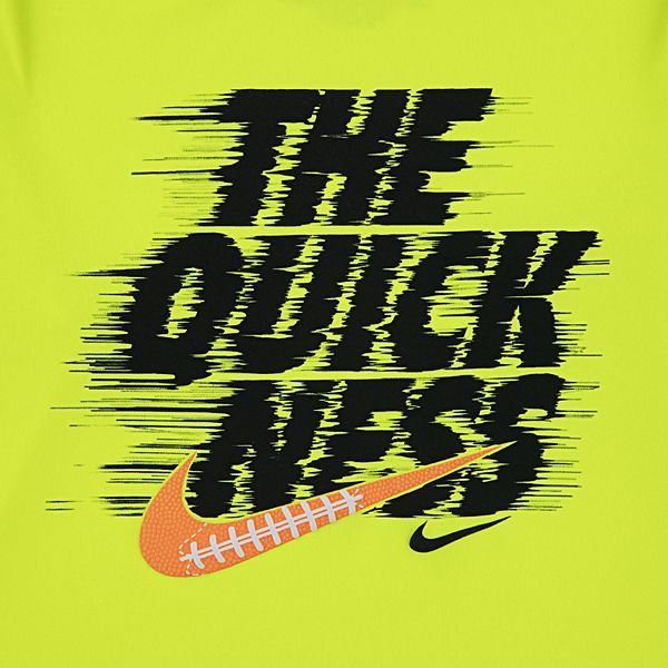 Детская футболка с длинным рукавом dri-fit "the quickness" Nike — фото 3