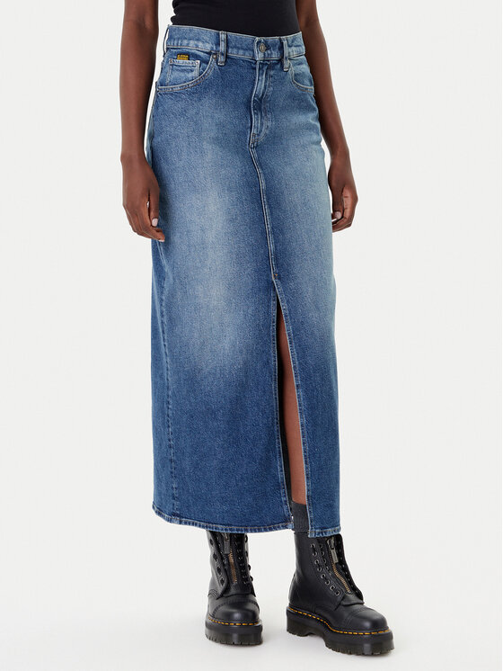 

Джинсовая юбка regular fit Viktoria D24385-E106 G-Star Raw, синий