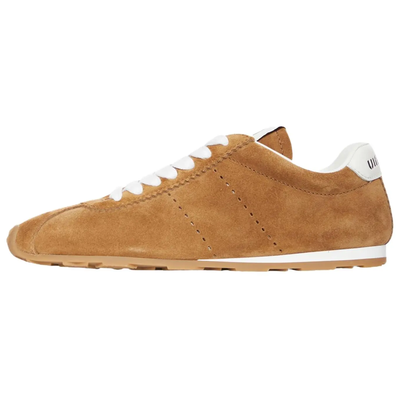 MIU MIU Женские кроссовки Plume Low top Casual коричневые