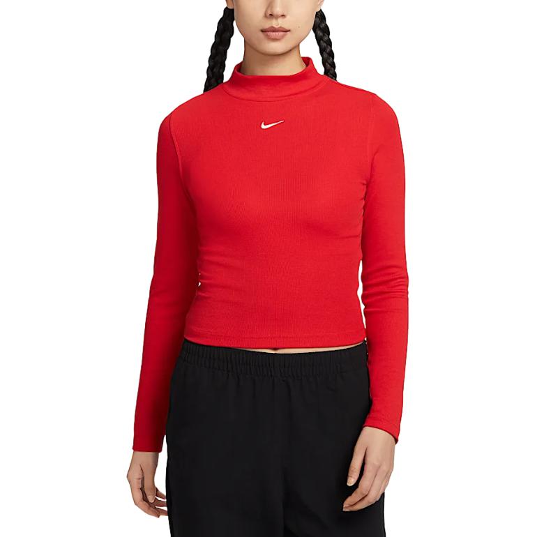 Nike Футболка женская University Red/Color/Sail White — фото 3
