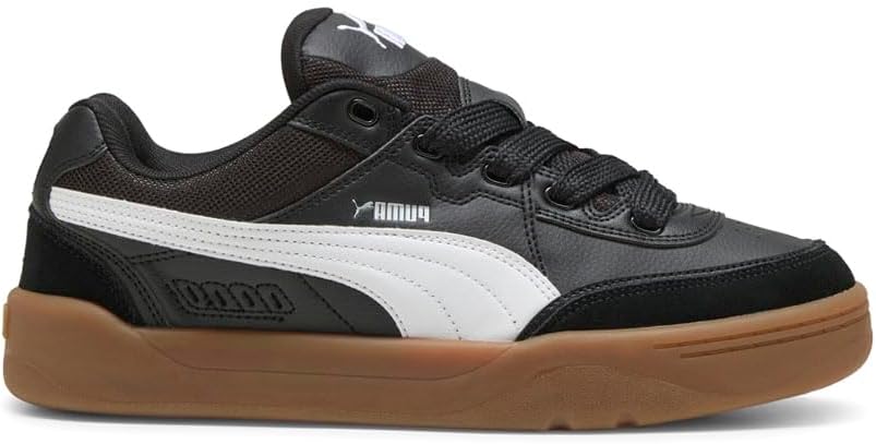 

Мужские кеды PUMA Park Lifestyle Sk8 с шнуровкой для повседневной носки - черные