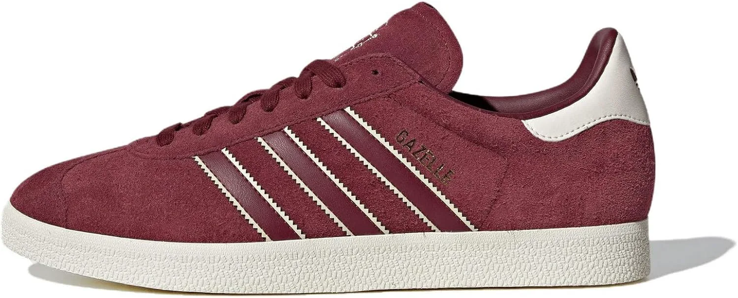 Мужские кроссовки Adidas Gazelle для зала, красный/кремовый/металлик