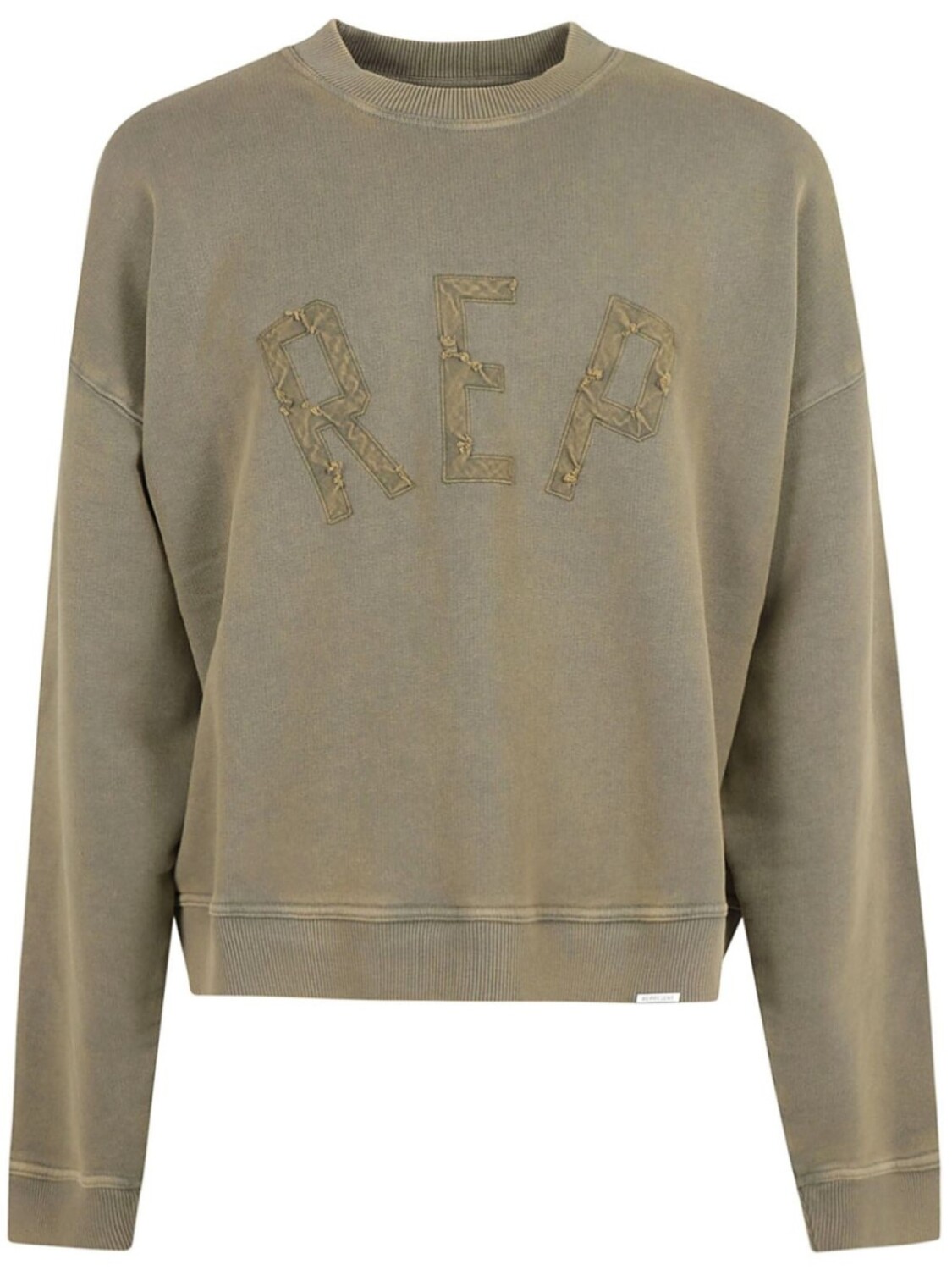 

Толстовка с аппликацией из репса Represent, зеленый