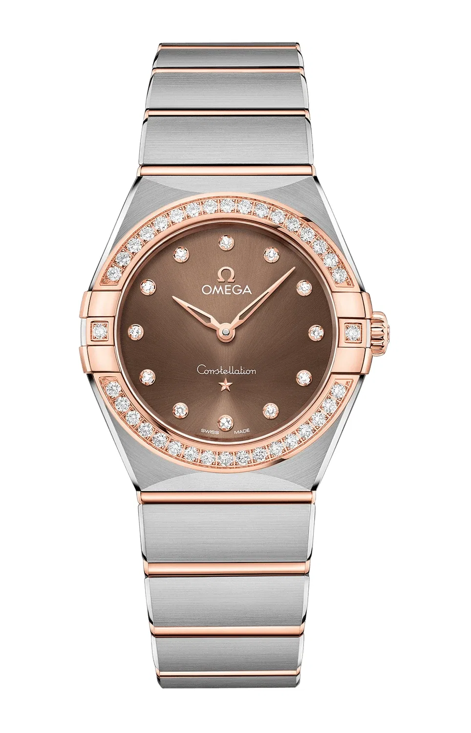 Констеллейшн Мэнхэттен Кварц 28 мм - 131.25.28.60.63.001 OMEGA, серебряный
