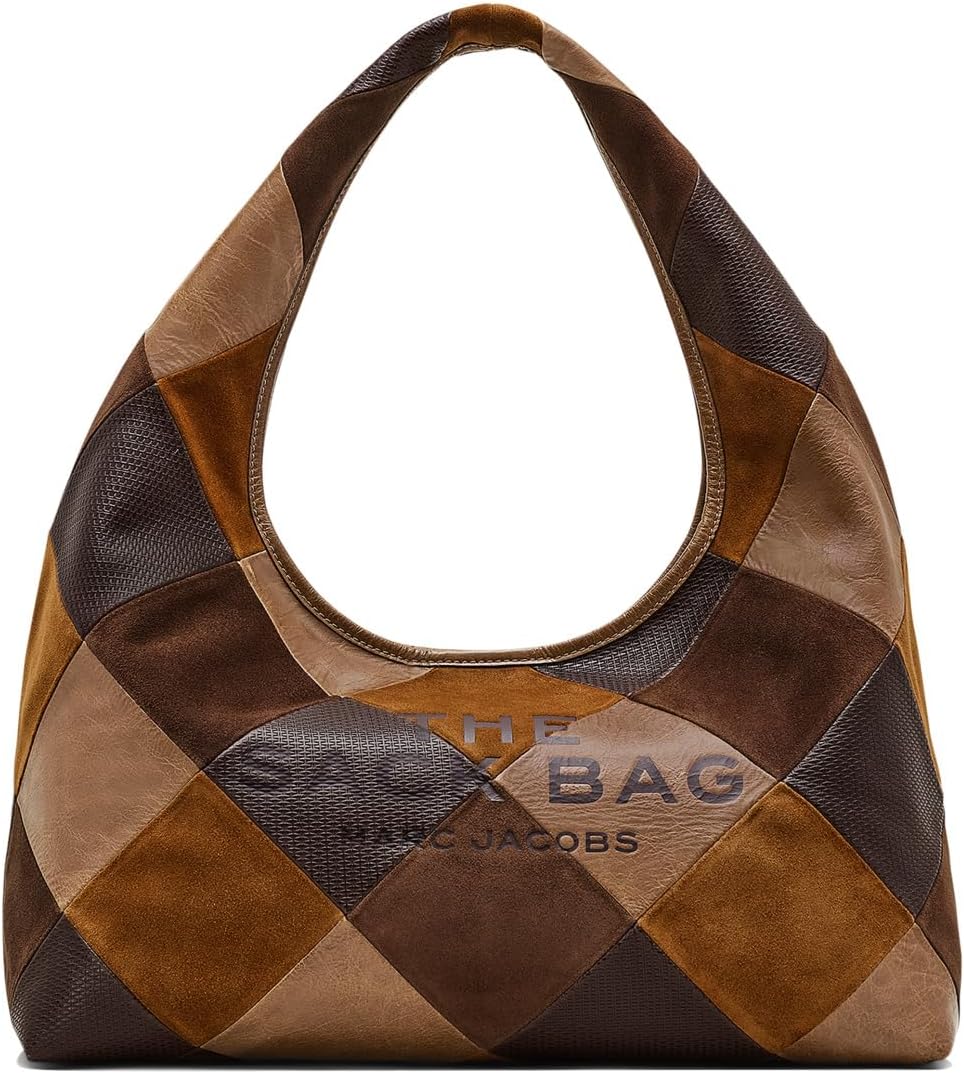 

Сумка Marc Jacobs The Suede Patchwork Sack Bag, цвет Brown Multi