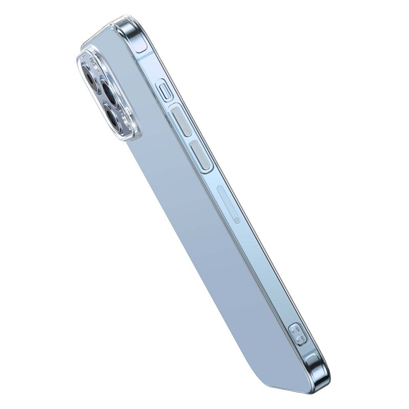 Чехол для мобильного телефона серии Baseus подходит для Apple 13/14 Apple/Apple TPU в минималистском стиле, защищает от падений и отпечатков пальцев «все включено». Baseus, Transparent case iPhone 15 Pro Max — фото 4