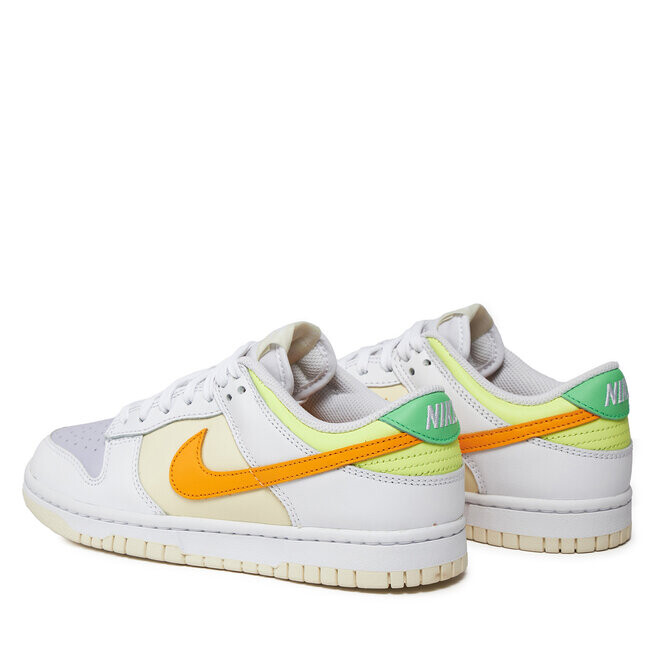 Кроссовки Nike Dunk Low FJ4742 100 White/Sundial/Lemon Twist, цвет — фото 3