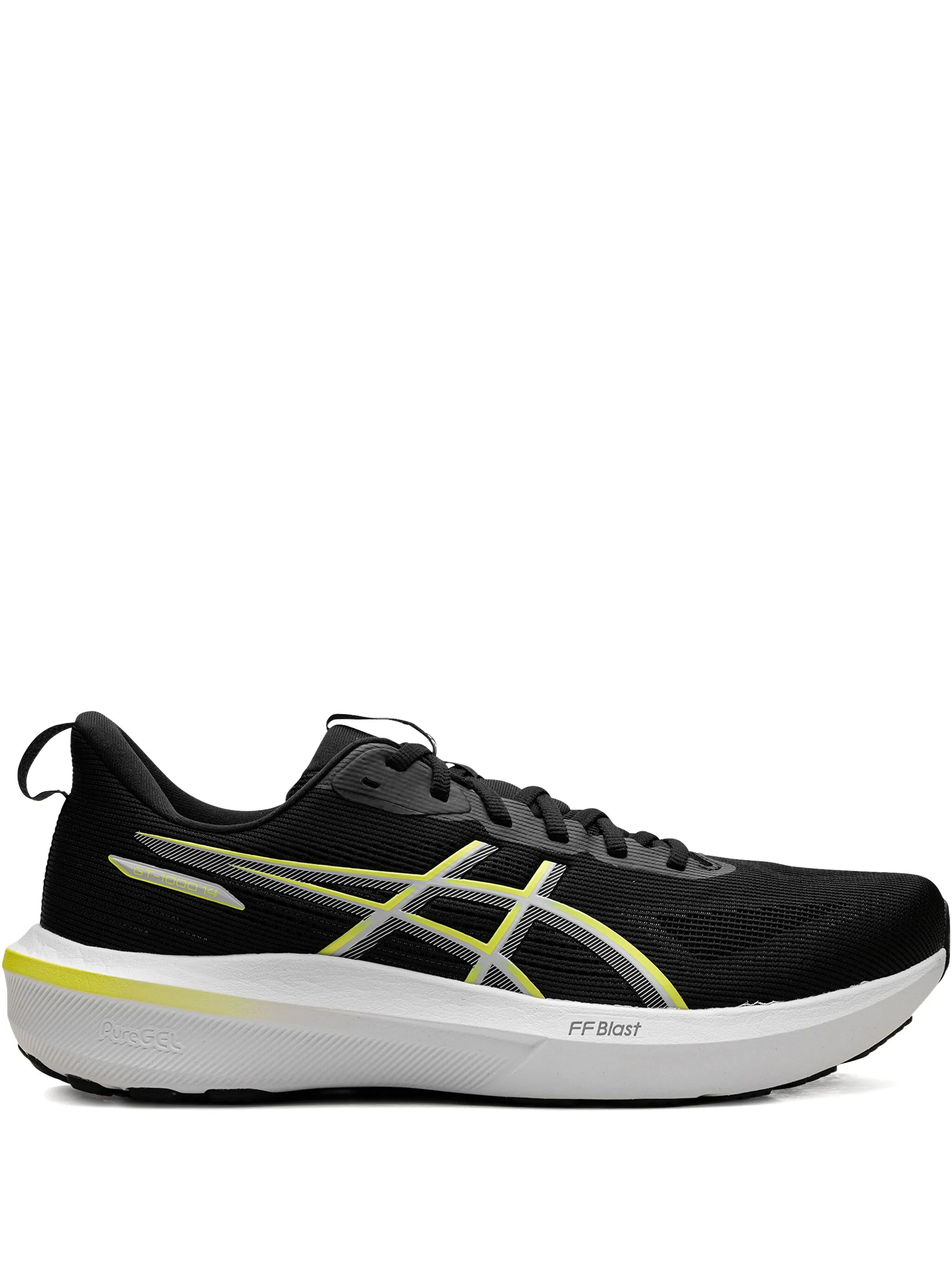 

Кроссовки GT 1000 14 Black/Citron Asics, черный