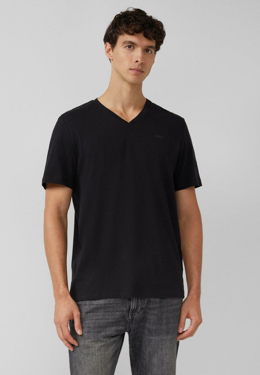 

Футболка s.Oliver Basic T-shirt, Schwarz/Black, Черный, Футболка s.Oliver Basic T-shirt, Schwarz/Black