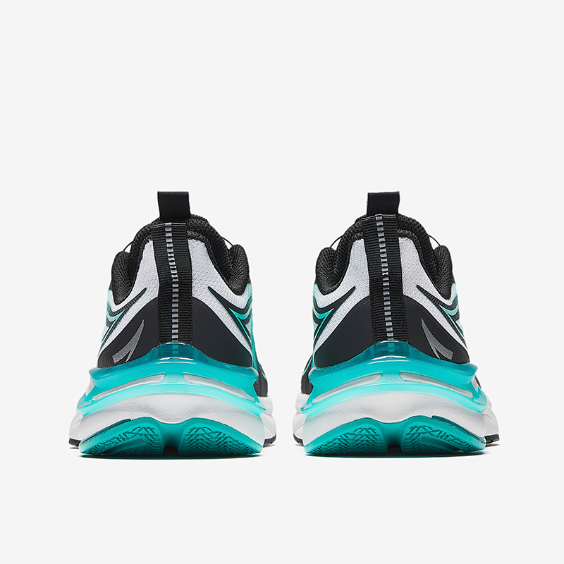 Детские кроссовки Flame Lightweight Shock Absorbers Low Top, черно-зеленые Antakids, черный/зеленый/белый — фото 4