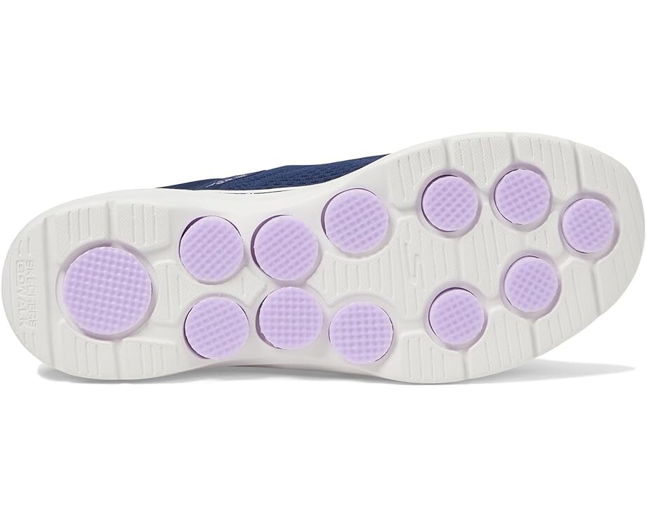 Кроссовки SKECHERS Performance Go Walk 7 Valin Hands Free Slip-Ins, цвет Navy/Lavender — фото 3