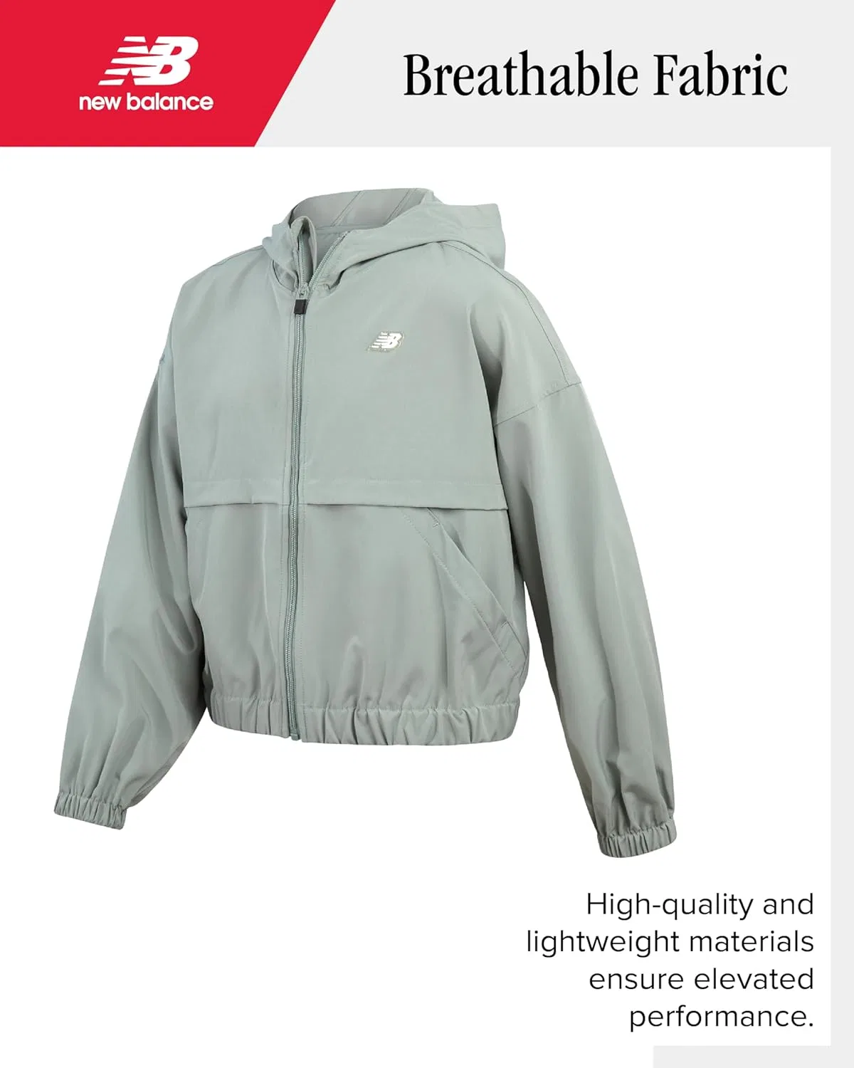 Детский спортивный костюм New Balance, 2 предмета: куртка и джоггеры, Juniper — фото 4