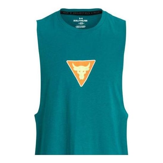 

Спортивный топ Under Armour Project Rock DMND Muscle Tank 'Teal' 1377293-722, бирюзовый