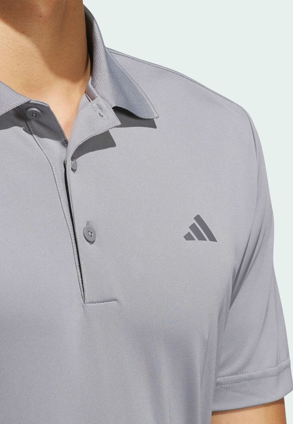 Поло adidas Performance, серый — фото 3