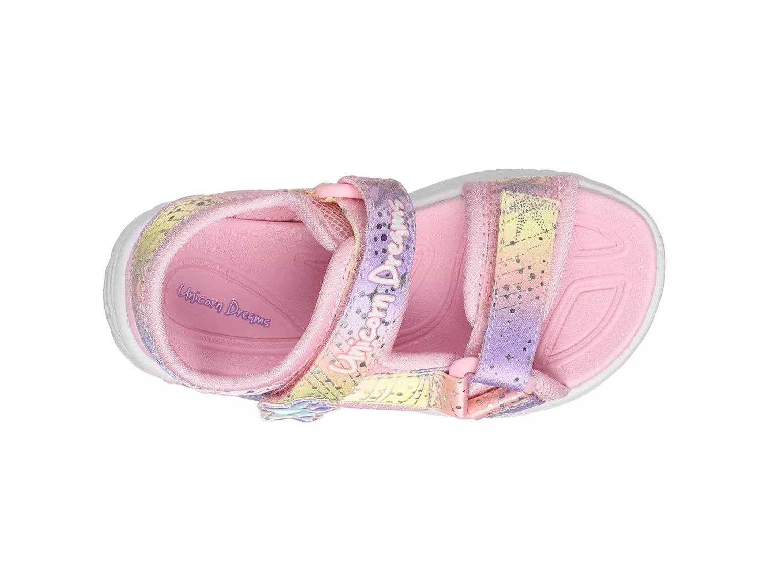 Светящиеся сандалии - детские Skechers, Multicolor — фото 4